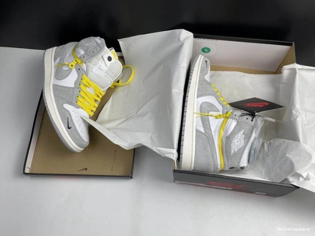 MaikeSneakers Air CW6576-100 High Light Switch Jordan 1 Smoke 0722